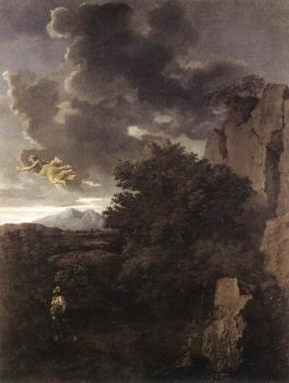 尼古拉斯 普桑 Hagar and the Angel 尼古拉斯 普桑 Hagar and the Angel